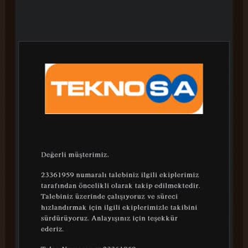 Teknosa Teslimat Ve Servis Hatası Nedeniyle TV Ekranı Kırıldı, Kutu Hasarı Yanlış Kaydedildi