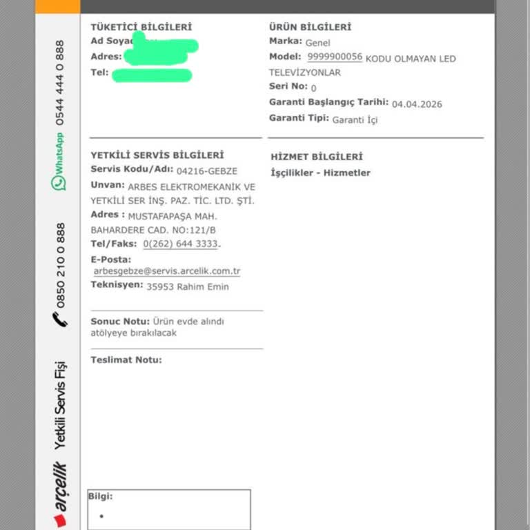 Ayıplı Televizyon Ve Belirsiz İade Süreci: Hemen Tam İade Talebi