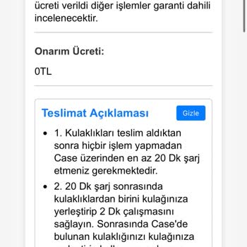 Airpods Mikrofon Arızası İçin Yetkisiz Ücretsiz Onarım Ve Değişim Reddi