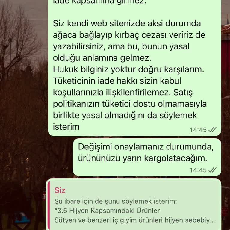 Satıcı Hijyen Gerekçesiyle İade Ve Değişim Talebini Reddediyor, Tüketici Haklarını İhlal Ediyor