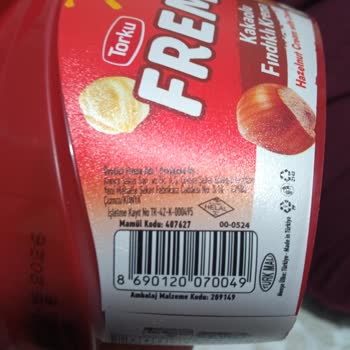 Koruyucu Folyo Eksik Ve Gramaj Şüphesi Olan Torku Frema Kakaolu Fındık Kreması Değişim Talebi