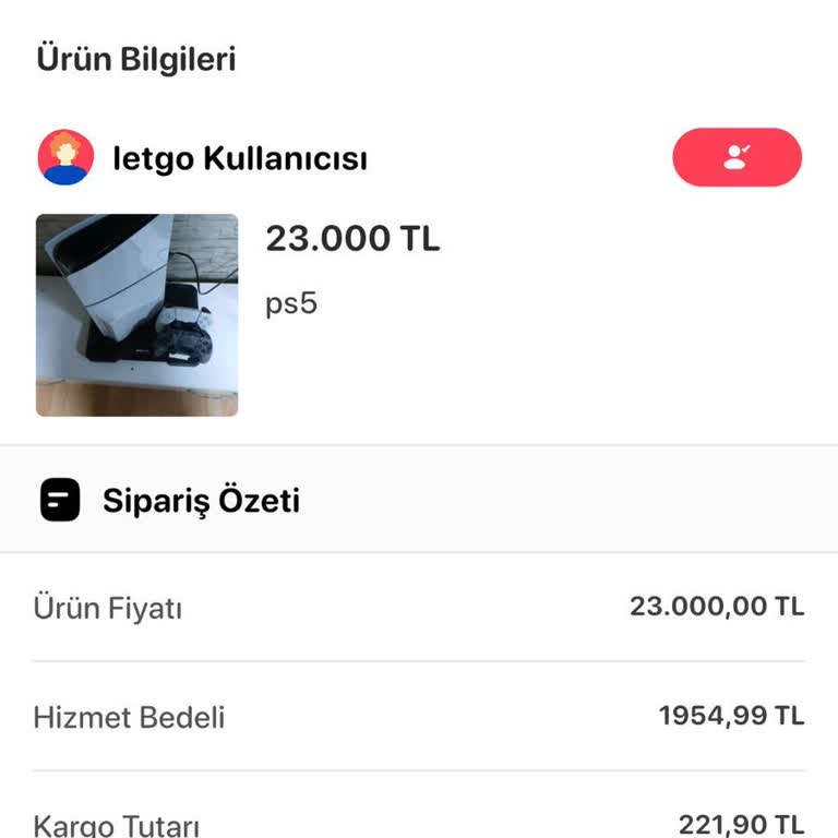 Letgo’da Ps5 Satın Alımında Ödeme Geri Dönüşü Sağlanmadı