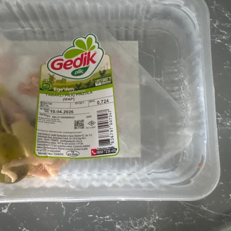 Gedik Piliç Pirzola Çürük Kokulu, Son Tüketim Tarihine Rağmen Sağlık Endişesi Ve İade Talebi