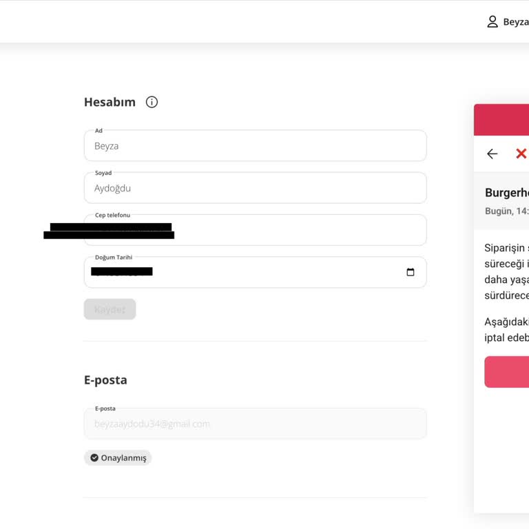 Yemeksepeti’nden Görünmeyen Siparişin Ödemesinin İadesi