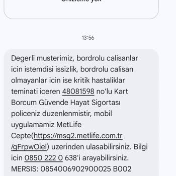 Metlife Poliçesi İptali Ve 7,90 TL İadesi İçin Müşteri Temsilcisine Ulaşılamıyor
