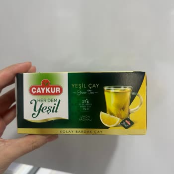 Herdem Yeşil Çay Poşetleri Sıcak Suda Patlayarak Demleme Sorunu