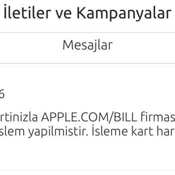 Apple İki Defa Olmak Üzere Toplamda 899,99 TL İzinsiz Para Çekimi Yapıldı