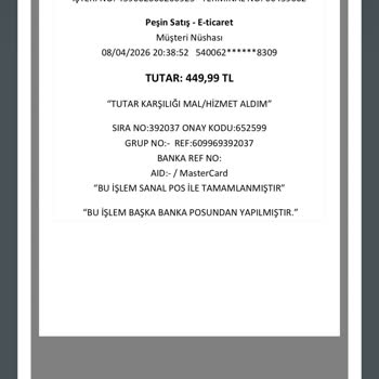 Apple İki Defa Olmak Üzere Toplamda 899,99 TL İzinsiz Para Çekimi Yapıldı