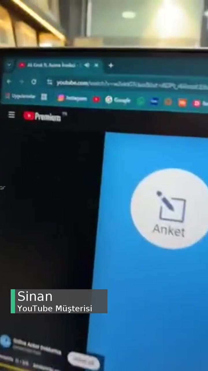 Youtube.com Premium Kullanıcısı Olarak Reklam İzliyorum videonun kapak resmi