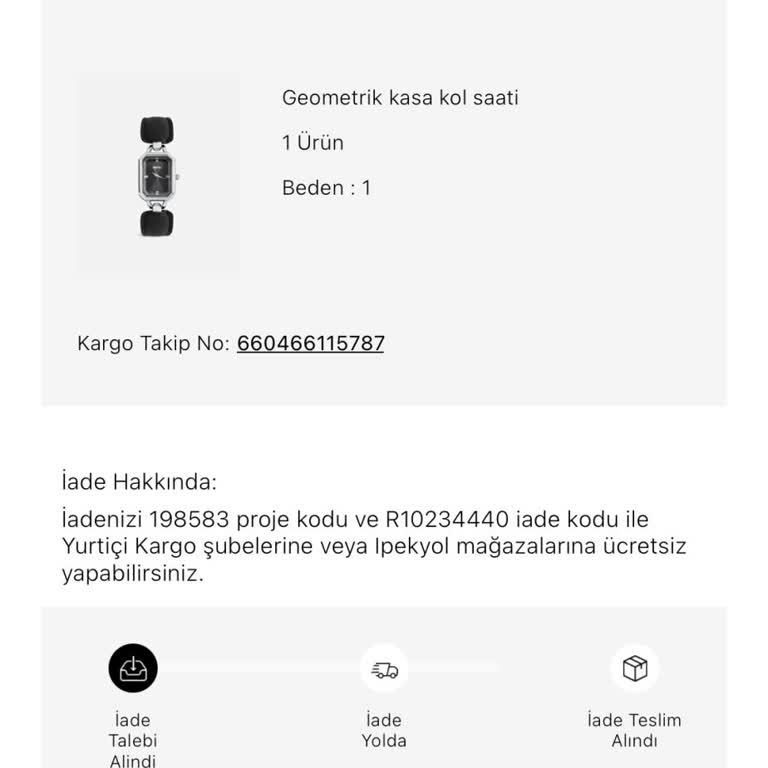 Yanlış Ürün Gönderimi Ve İade Reddi Nedeniyle 1.550 TL Geri Ödeme Talebi