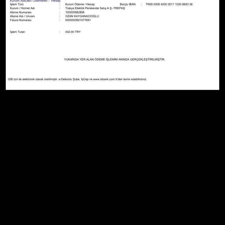 Yanlış Tesisat Numarasıyla Yapılan Elektrik Faturası Ödemesi İadesi Talebi