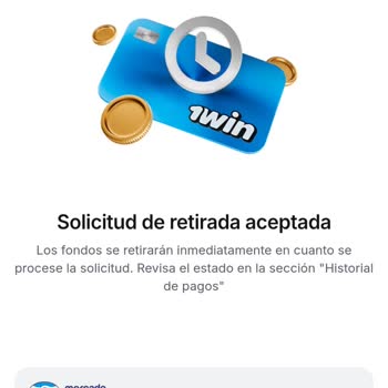 1Win, retiro no acreditado pese a estado completado, exijo solución