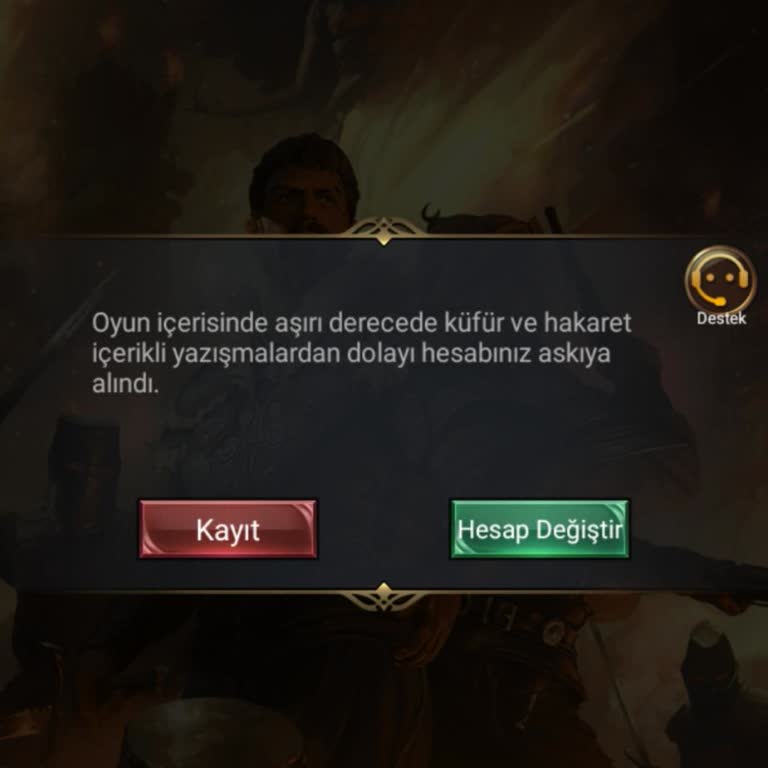 Yanlış Küfür İddiası Nedeniyle Oyun Hesabım Askıya Alındı