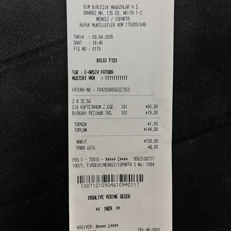 BİM Mağazasında İndirim Etiketi Ve Kasadaki Fiyat Farkı İade Reddi