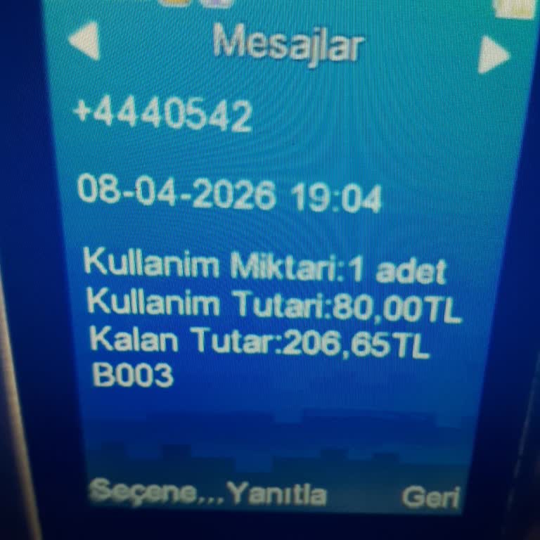 Ödenen 80 TL'lik Fıstık Hesaba Yansımıyor Ve Destek Geri Dönüş Yapmıyor