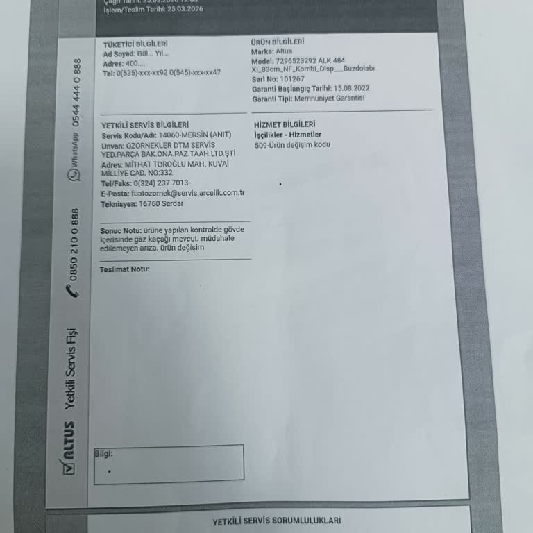 Media Markt'tan Ayıplı Buzdolabı Değişim Talebimiz Reddedildi