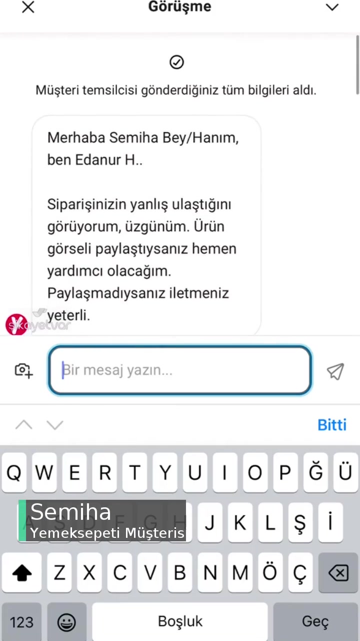 Yemeksepeti Temsilcisi Hizmet Kalitesizliği videonun kapak resmi