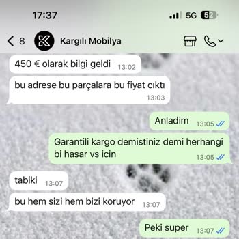 Kargo Garantili Olmasına Rağmen Ezilen Koltuk Modülü İçin Destek Sağlanmadı