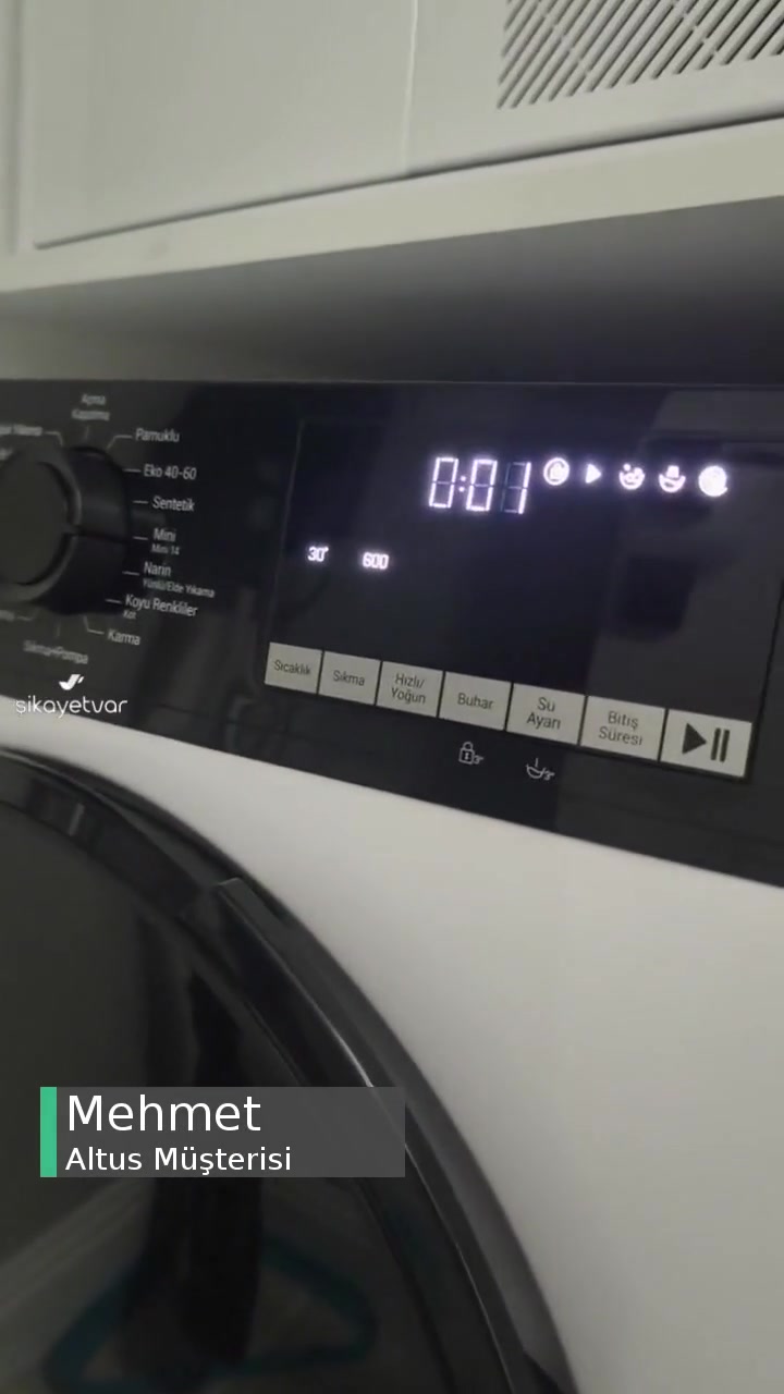 Altus Çamaşır Makinesi Zıplama, Titreme Ve Yürüme Sorunu! videonun kapak resmi