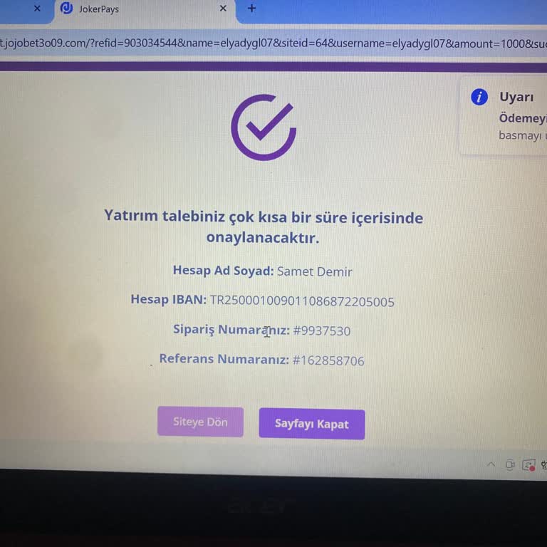 Havale Yatırdığım 1000 TL Hesabımda Görünmüyor