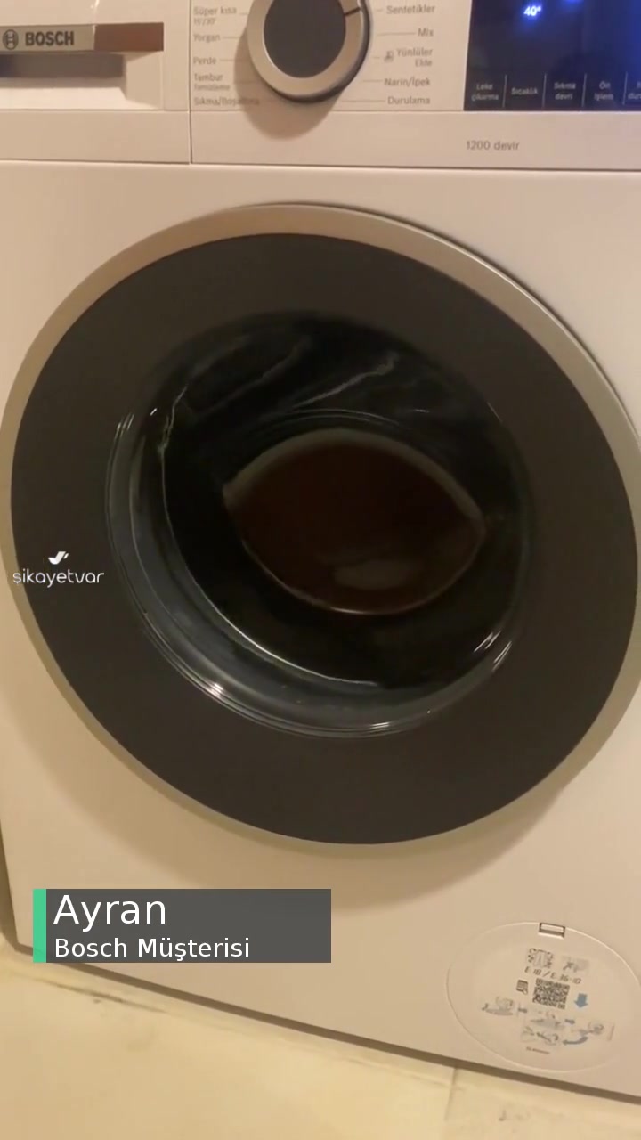 Bosch 10 Kg 1200 Devir Çamaşır Makinesi Sıkıntısı! videonun kapak resmi