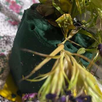 Canlı Çiçek Değil: Toprak Ve Kök Yok