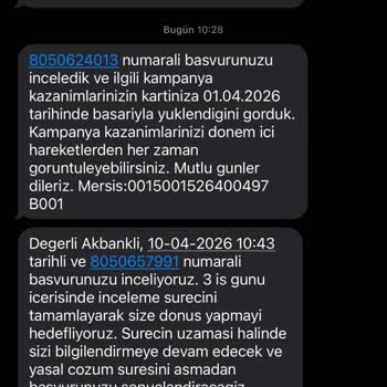 Akbank Kampanyasındaki 1.000 TL Chip-Para Ödülünden 500 TL Eksik