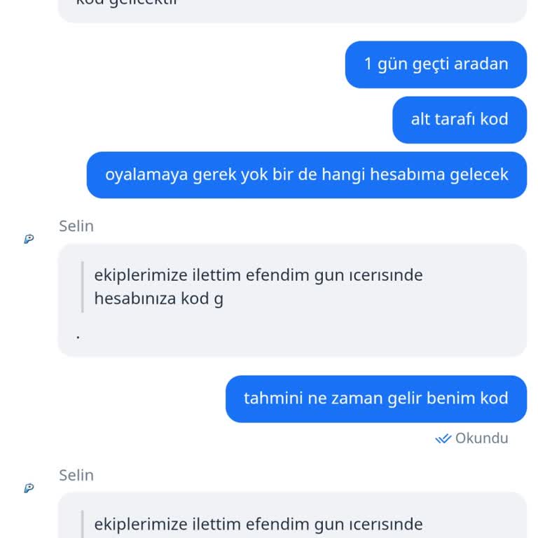 Satın Alınan RP Hesaba Yansımıyor Ve Canlı Destek Cevapsız