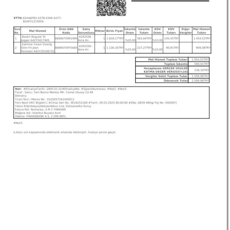 Mağazada Kaybolan Pantolon Ve İade Talebim