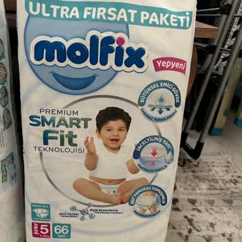 Molfix Premium Smart Fit Bezinde Hava Açığı Yok, Bebekte Şiddetli Pişik