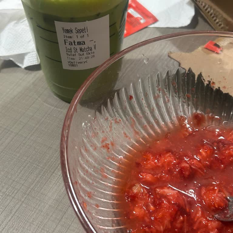 Yemeksepeti Çilekli Matcha Siparişlerinde Tekrarlanan Yanlış Ürün Ve İade Reddi