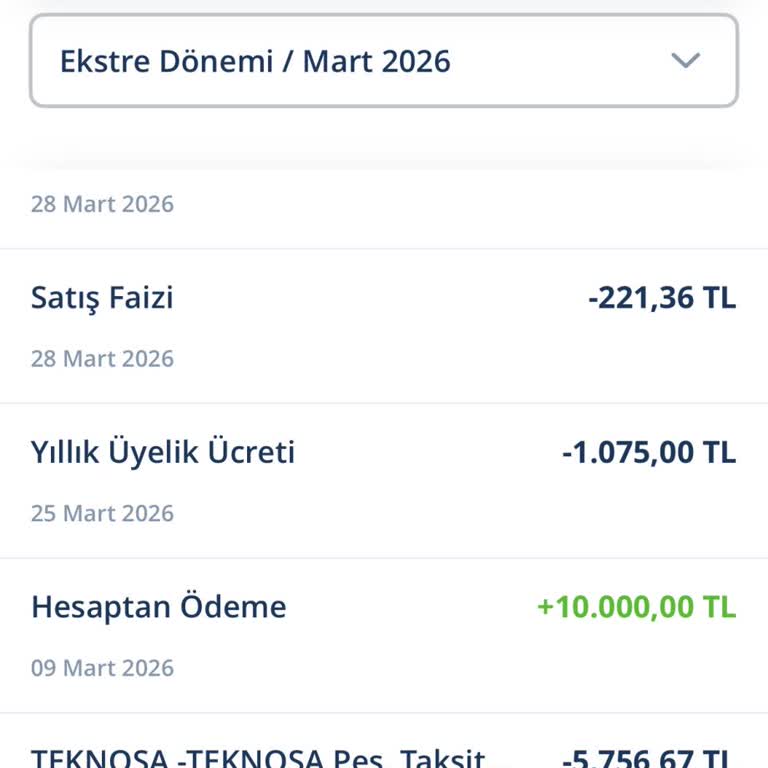Denizbank Kredi Kartına Yansıtılan 1.075 TL Yıllık Üyelik Ücretinin İadesi Talebi