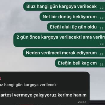 Siparişler Gönderilmedi Ve İade Taahhüdü Tutulmadı