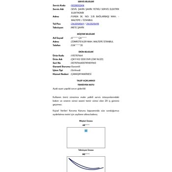 Vestel Çamaşır Makinesinde Aşırı Titreşim Ve Sürekli Arıza, Ayıplı Ürün Değişimi Talebi