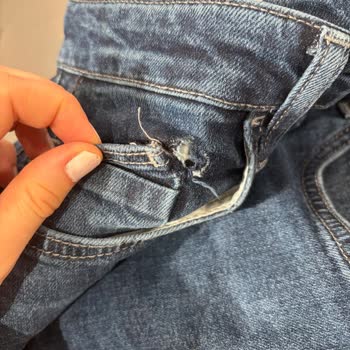 Mavi Kot Pantolon Cep Yırtılması Ve Değişim Talebimin Reddedilmesi