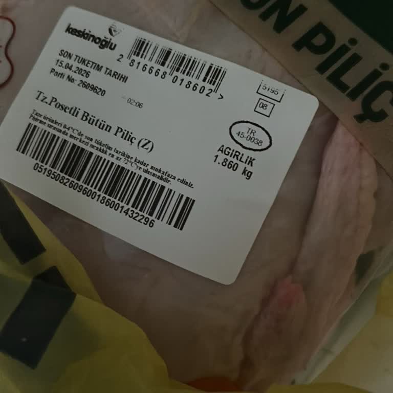 Yanlış Gramaj Ve Yakın Süreli Son Kullanma Tarihi Olan Tavuk Ürünü İçin Ücret İadesi Talebi
