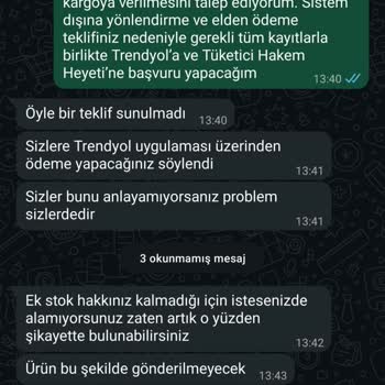 Satıcı WhatsApp Üzerinden Ek Ücret İstedi Ve Hakaret İçeren Mesajlar Attı