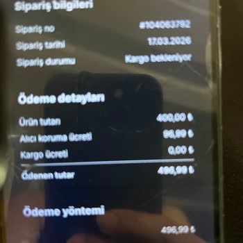 Kargo Gecikmesi Ve İptal Talebim İşlemiyor, Ücret İadesi Bekliyorum