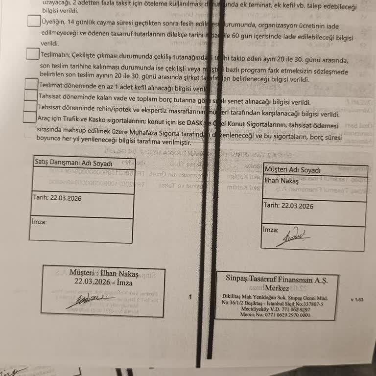 Yanıltıcı Sözleşme Ve Çekiliş Katılımı Şeffaf Olmayan Uygulama