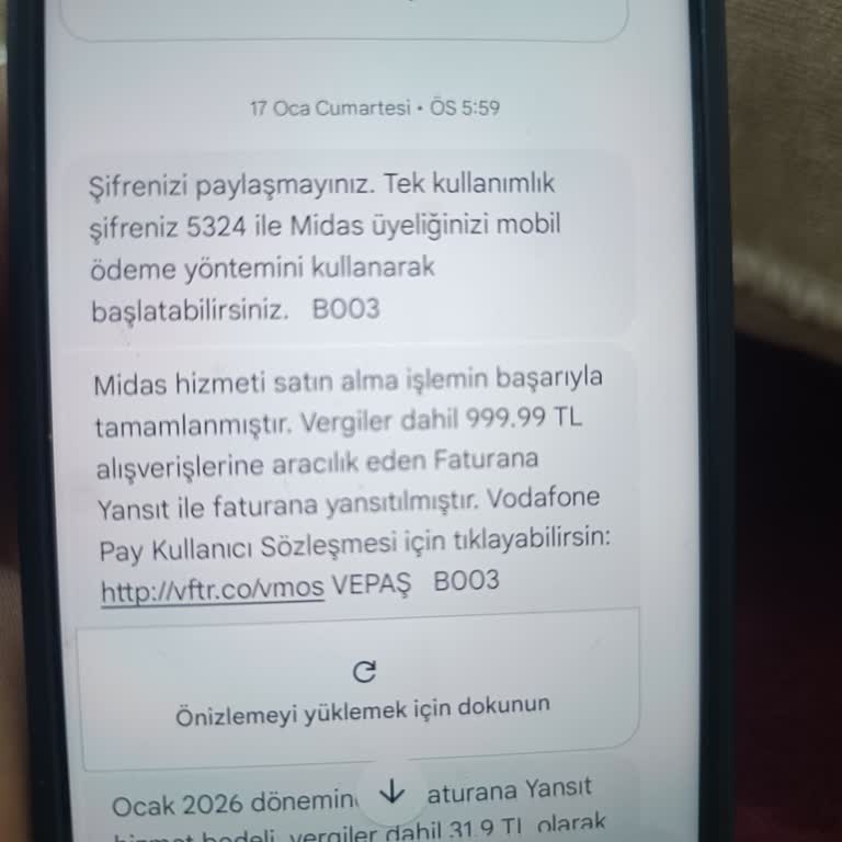 Yetkisiz Vodafone Pay İşlemleri İçin İade Talebi