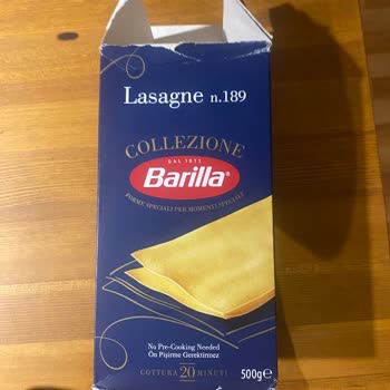 Barilla Lazanya Yaprakları Kırılgan Ve Dağılgan, Kalite Beklentisi Karşılanmadı