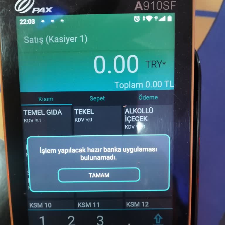 Ödeal POS Cihazı Çalışmıyor, İşlem Yapılamıyor Ve Ciro Kaybı