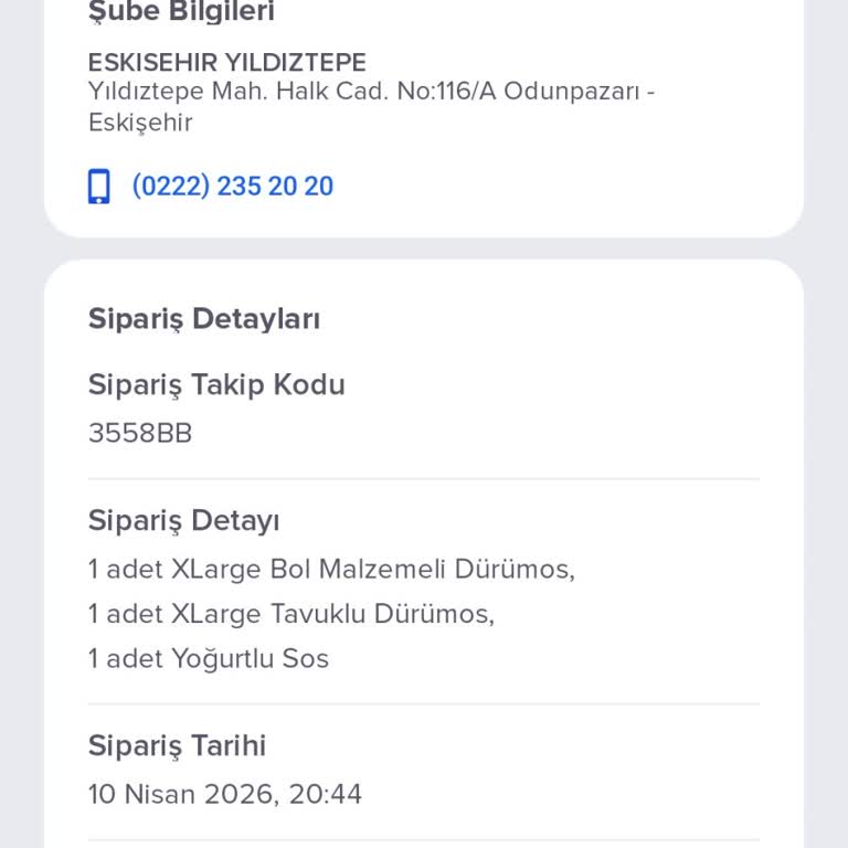 Domino’s Uygulamasında Siparişimin Teslim Edilmemesi Ve İptal Edilememesi
