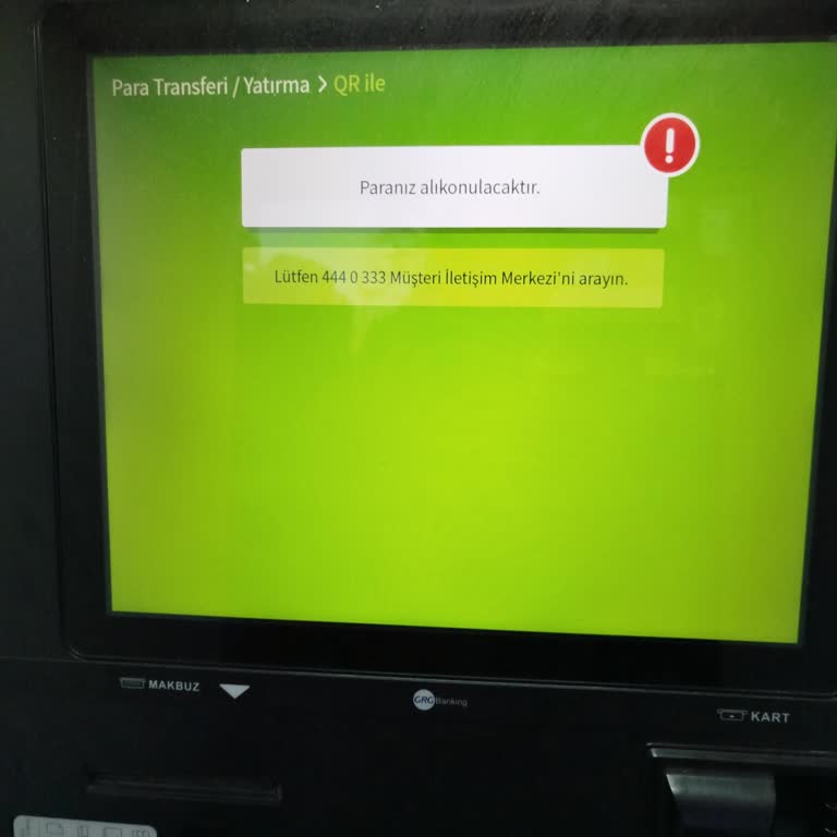 ATM'de Yatırılan 51.000 TL Hesaba Yansımadı, Maddi Ve Manevi Mağduriyet Yaşıyorum