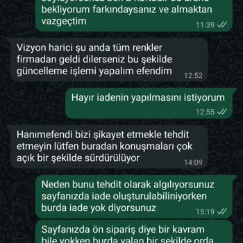 Ön Sipariş Bilgilendirme Eksikliği, Kargo Bilgisi Yokluğu Ve İade Reddi