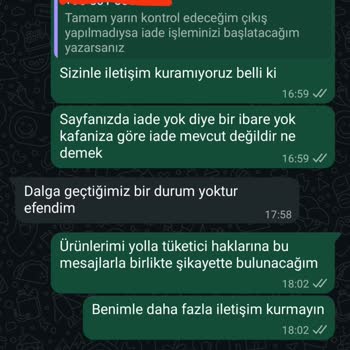 Ön Sipariş Bilgilendirme Eksikliği, Kargo Bilgisi Yokluğu Ve İade Reddi