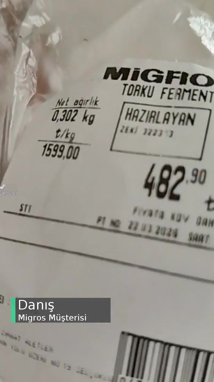Migros'tan Aldığım Ürün Bozuk Çıktı videonun kapak resmi