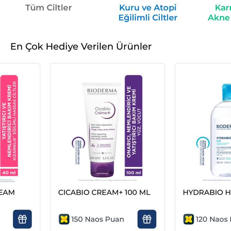 Naos Star’da Puanla Alınan 100 ml Krem 40 ml Verildi, İletişimsizlik Ve Telafi Talebi