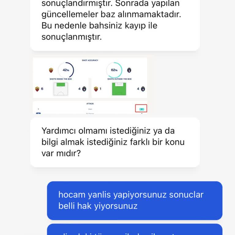 Bahsegel 8.5 Üst Süt Bahsi Yanlış Değerlendirildi