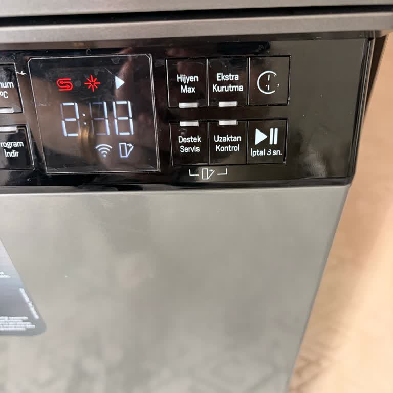 Arçelik Bulaşık Makinesinin Açma Kapama Tuşu Silinmesi Garanti Değişim Talebi